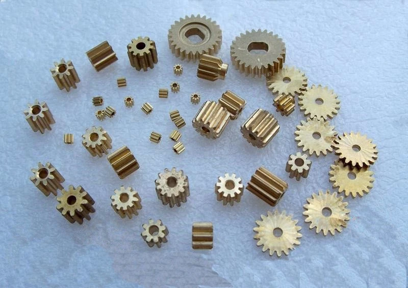 small brass gear