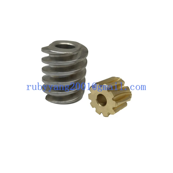 High Quality Z30 M1.5 Bronze Worm Gear Sharft And Brass Wheel